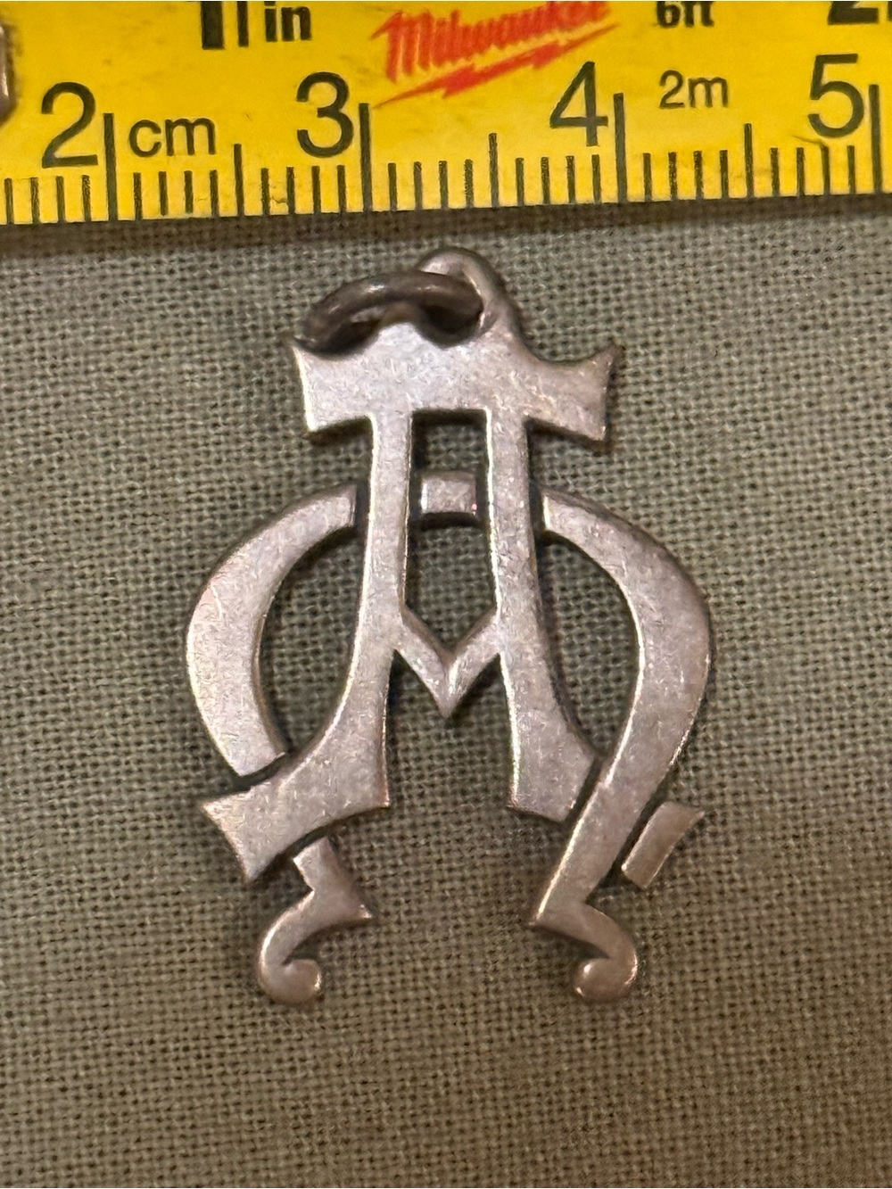 James Avery Silver-Alpha Omega Pendant